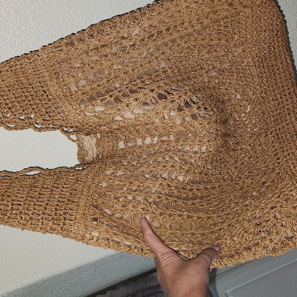 NWOT Woven Boho Crossbody Bag - Picture 8 of 9